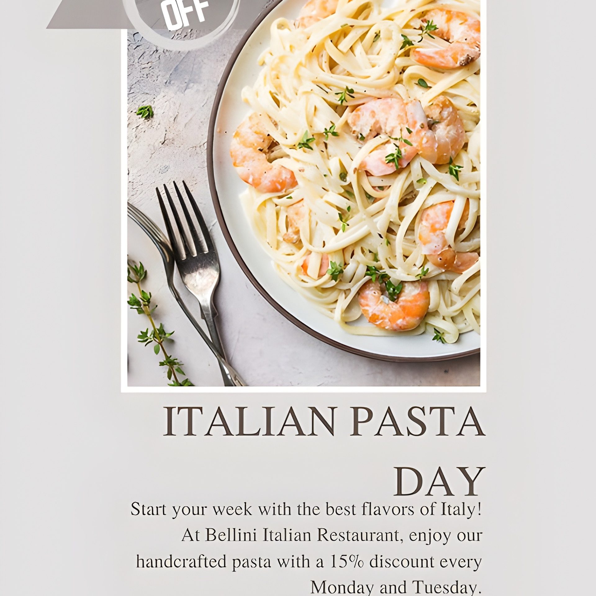 Italian Pasta Day